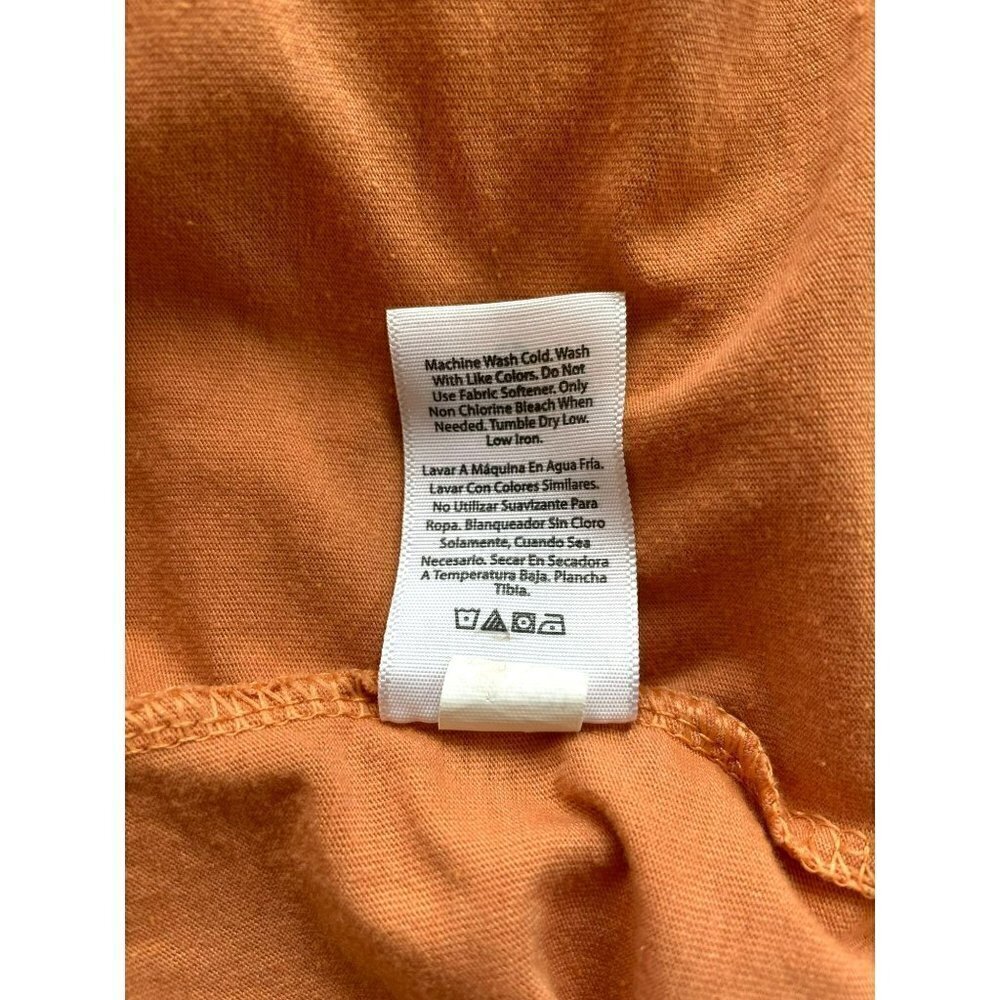 George Set of 2 Men's Short Sleeve Crew Neck Pullover Tees Size 2XL Orange/Pink - Picture 13 of 13